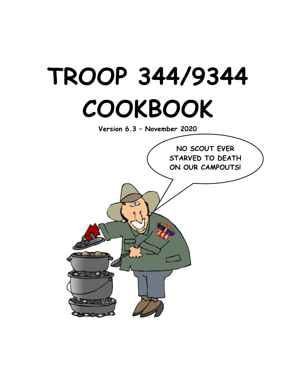 Troop 344/9344 Dutch Oven Cookbook V6.3