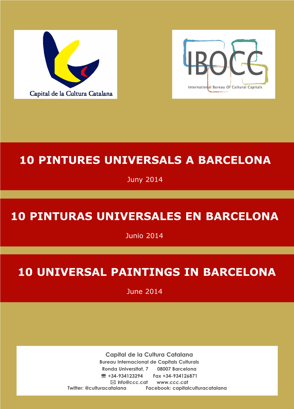 10 Pintures Universals a Barcelona