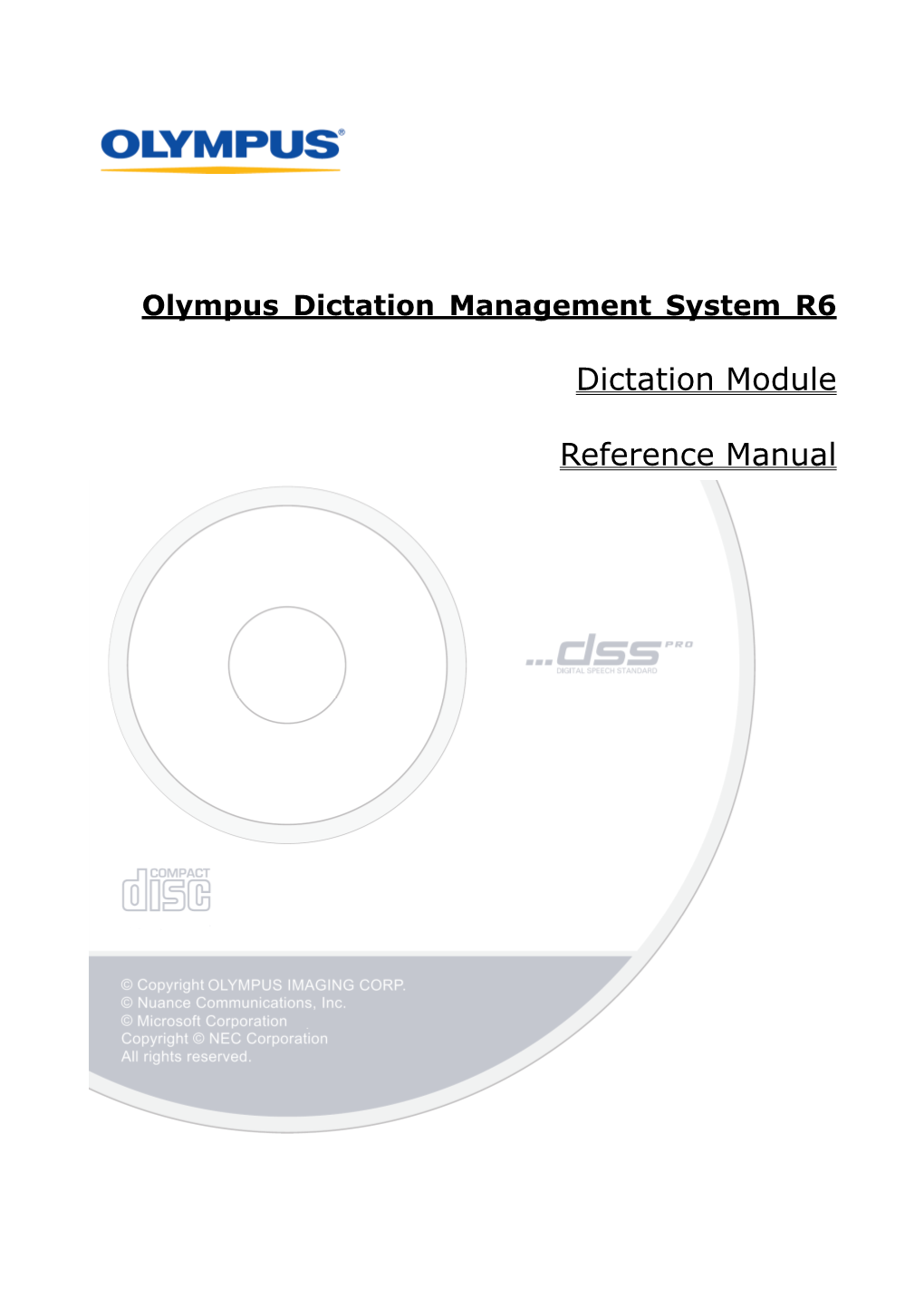 Dictation Module Reference Manual