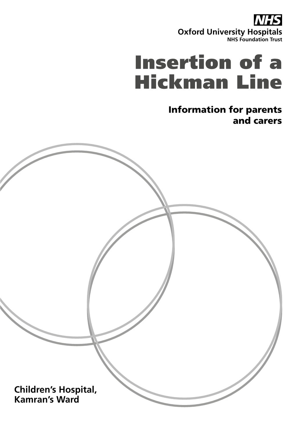 Insertion of a Hickman Line