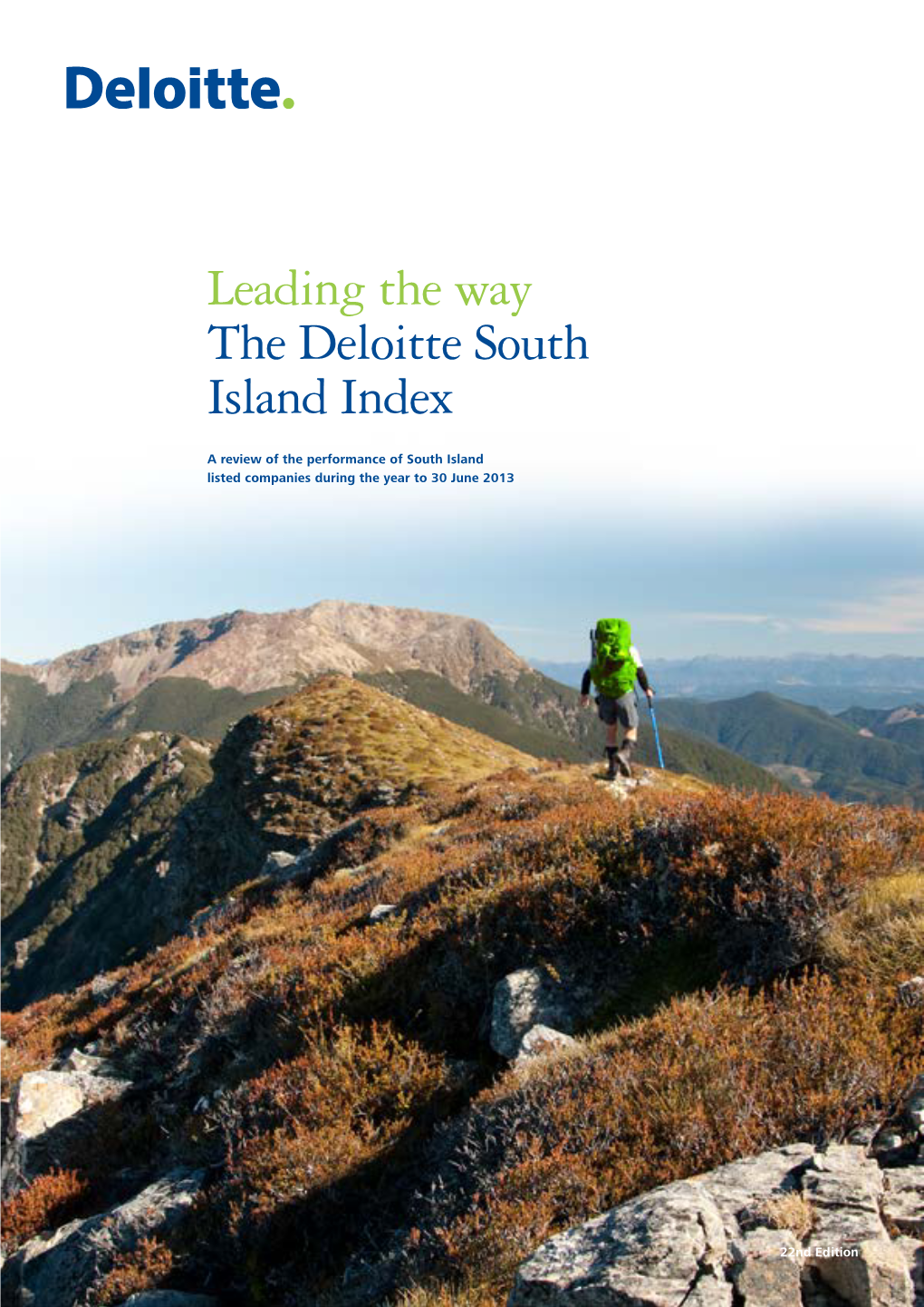 Leading the Way the Deloitte South Island Index