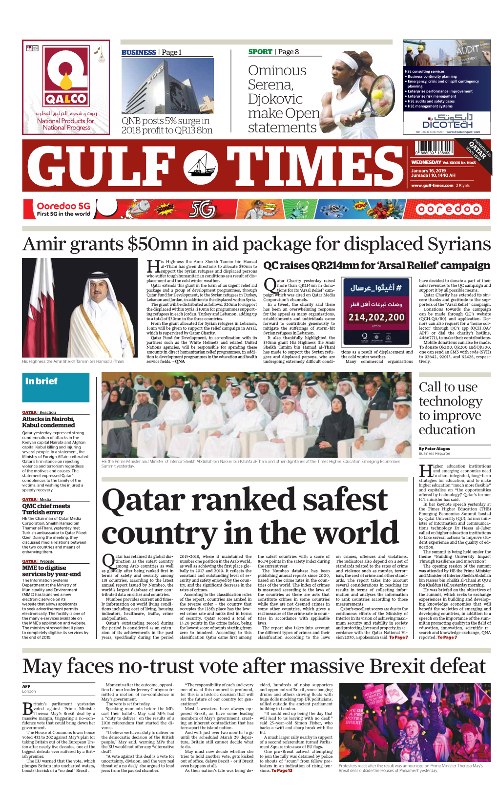 Qatar Ranked Safest Country in the World Qatar’S Strong Commercial