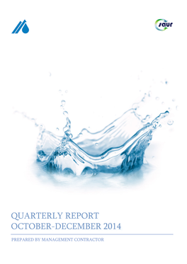 Quarterly Report October-December 2014