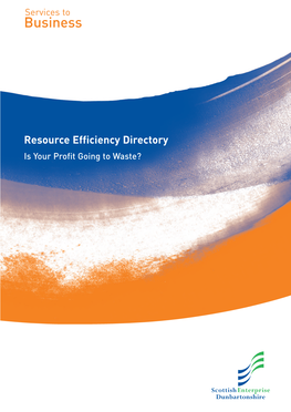 Resource Efficiency Directory