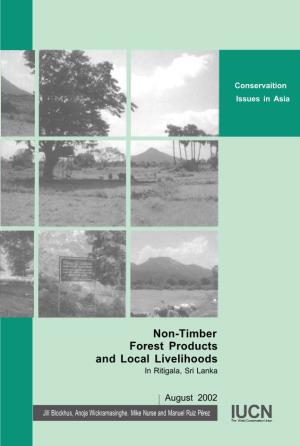 Non-Timber Forest Products and Local Livelihoods in Ritigala, Sri Lanka