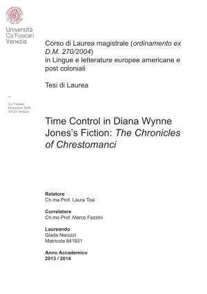 Time Control in Diana Wynne Jones's Fiction: the Chronicles of Chrestomanci