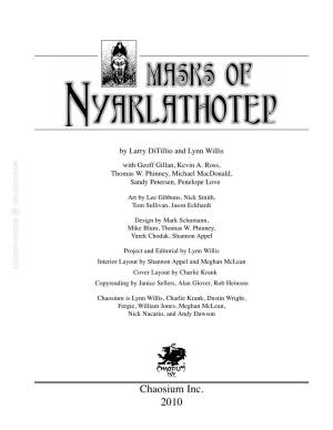 The Nyarlathotep Papers