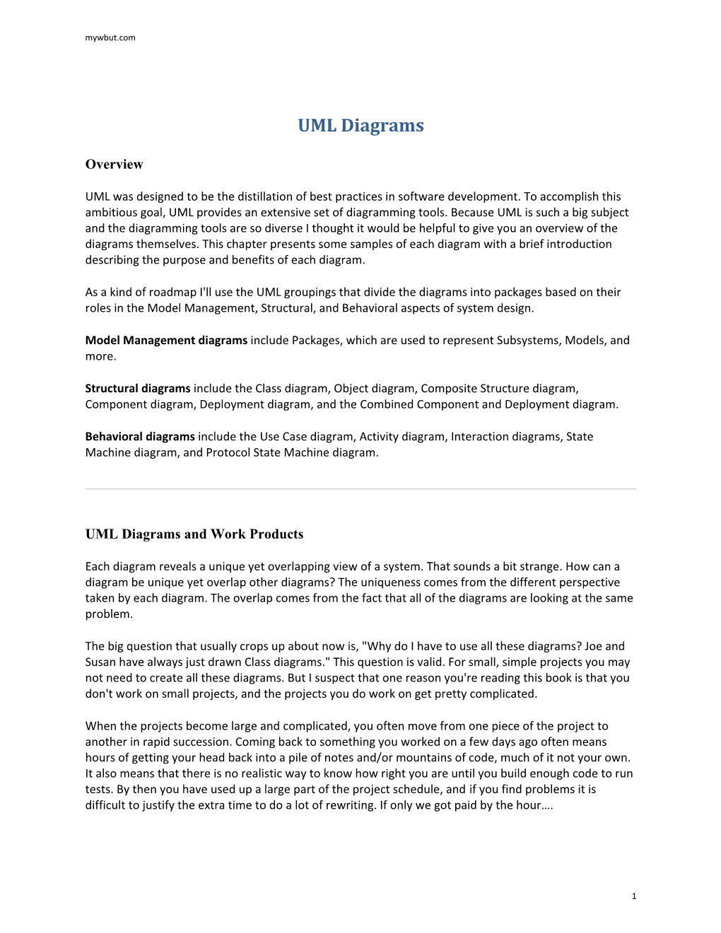 UML Diagrams