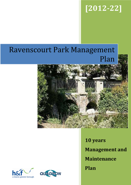 [2012-22] Ravenscourt Park Management Plan