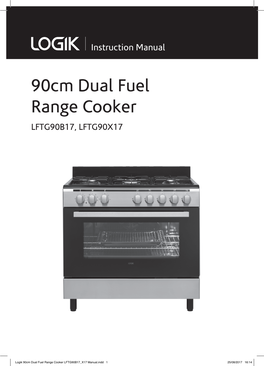 90Cm Dual Fuel Range Cooker LFTG90B17, LFTG90X17