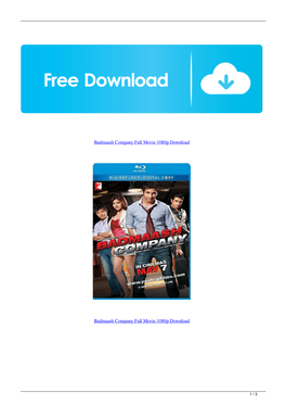 Badmaash Company Full Movie 1080P Download