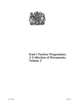 Iran's Nuclear Programme: a Collection of Documents, Volume 2