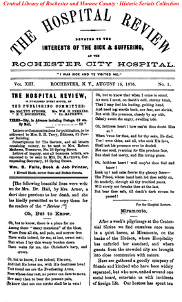 Interests of the Sick & Suffering, Rochester City