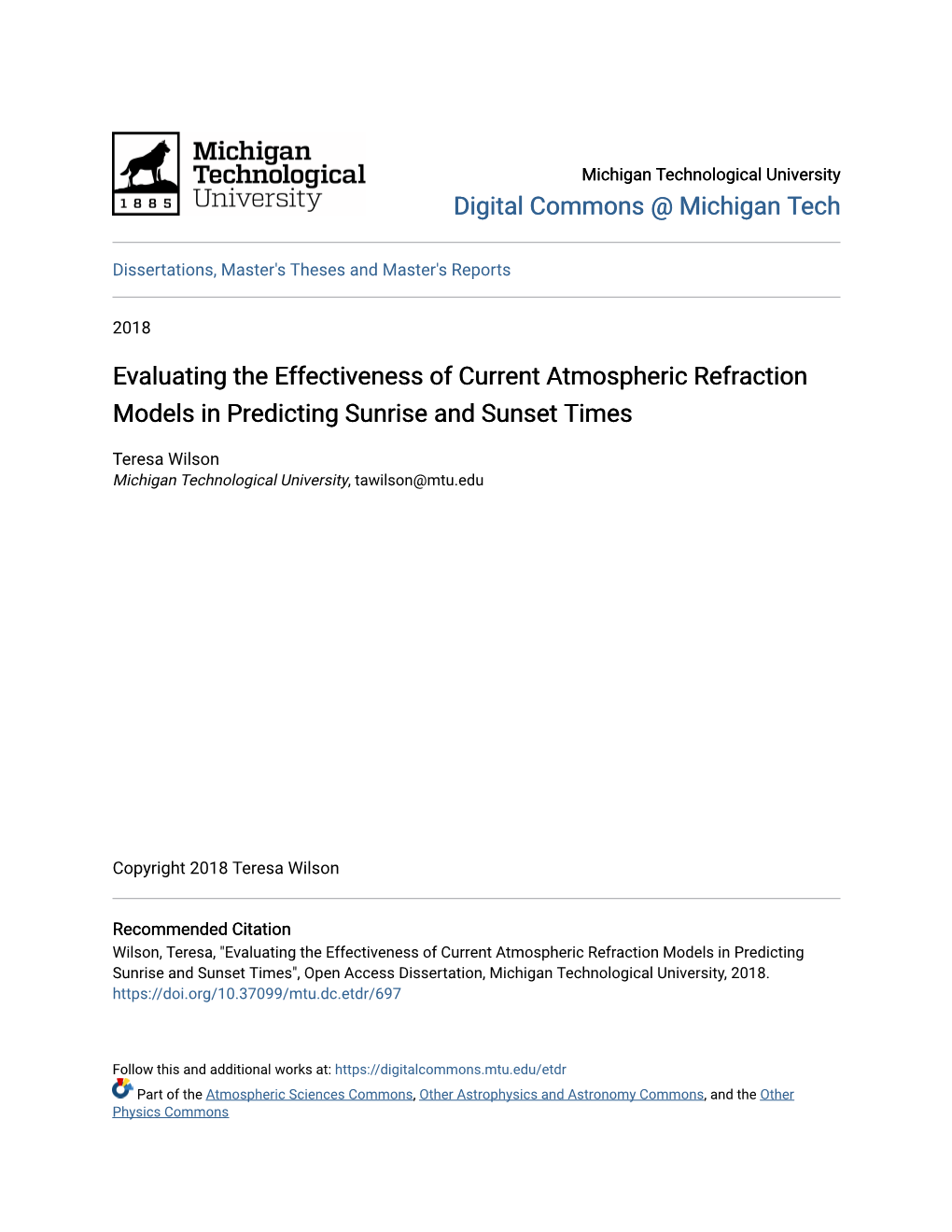 Evaluating the Effectiveness of Current Atmospheric Refraction Models in Predicting Sunrise and Sunset Times