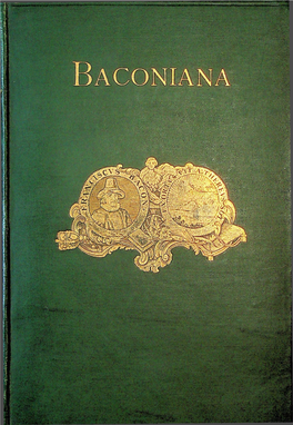 1925-1926 Baconiana No 68-71