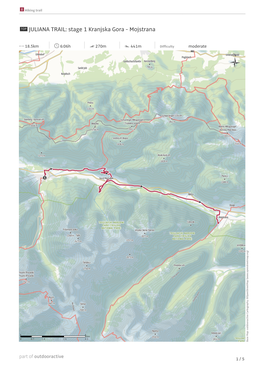 JULIANA TRAIL: Stage 1 Kranjska Gora - Mojstrana