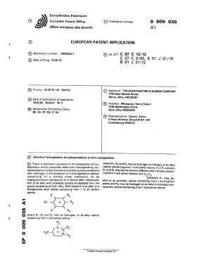 Selective Hydrogenation of Cyclopentadiene to Form Cyclopentene
