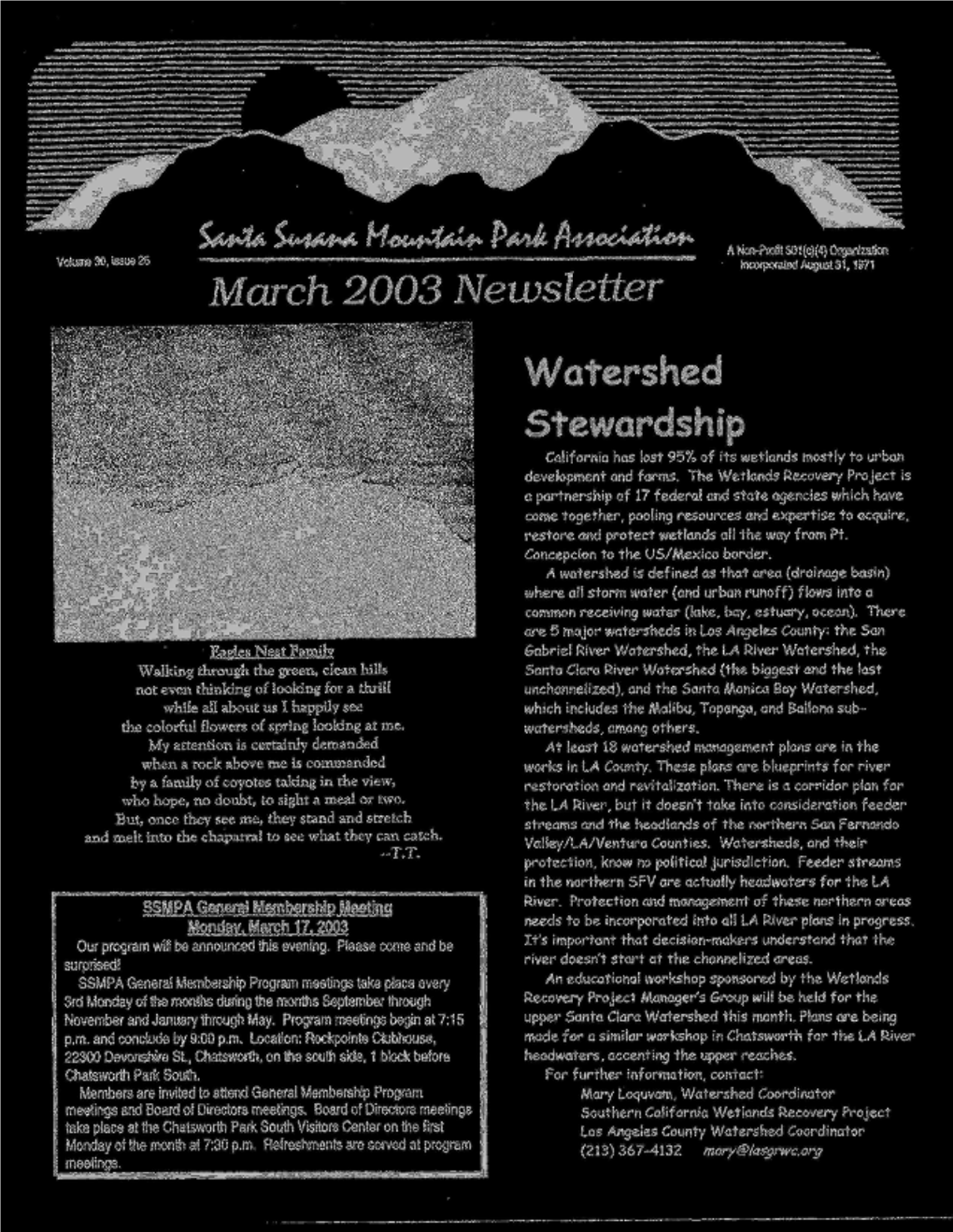2003-03 SSMPA Newsletter