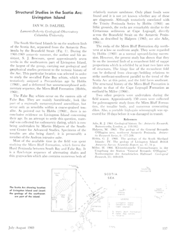 Structural Studies in the Scotia Arc: Livingston Island