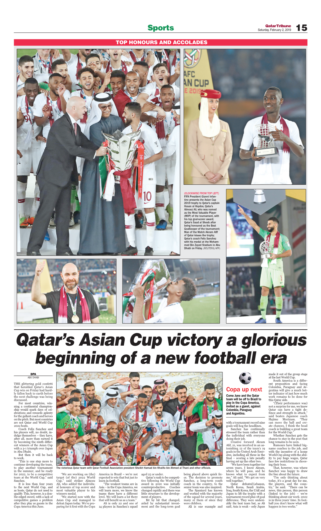 Qatar's Asian Cup Victory a Glorious Beginning of a New Football
