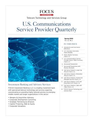 U.S. Communications Service Provider Quarterly