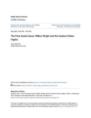Wilbur Wright and the Hudson-Fulton Flights