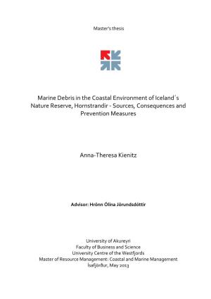 Marine Debris in the Coastal Environment of Iceland´S Nature Reserve, Hornstrandir - Sources, Consequences and Prevention Measures