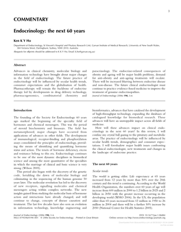 COMMENTARY Endocrinology