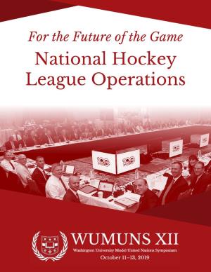 National Hockey League Operations