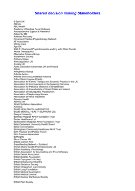 Stakeholder List PDF 159 KB
