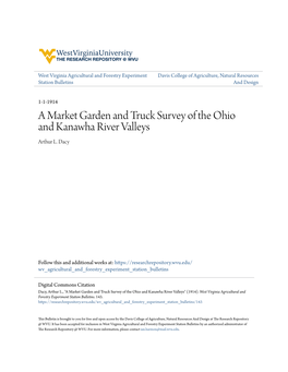 A Market Garden and Truck Survey of the Ohio and Kanawha River Valleys Arthur L