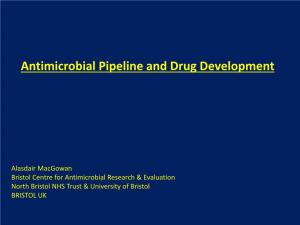 Antimicrobial Pipeline and Drug Development