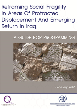 Reframing Social Fragility in Iraq