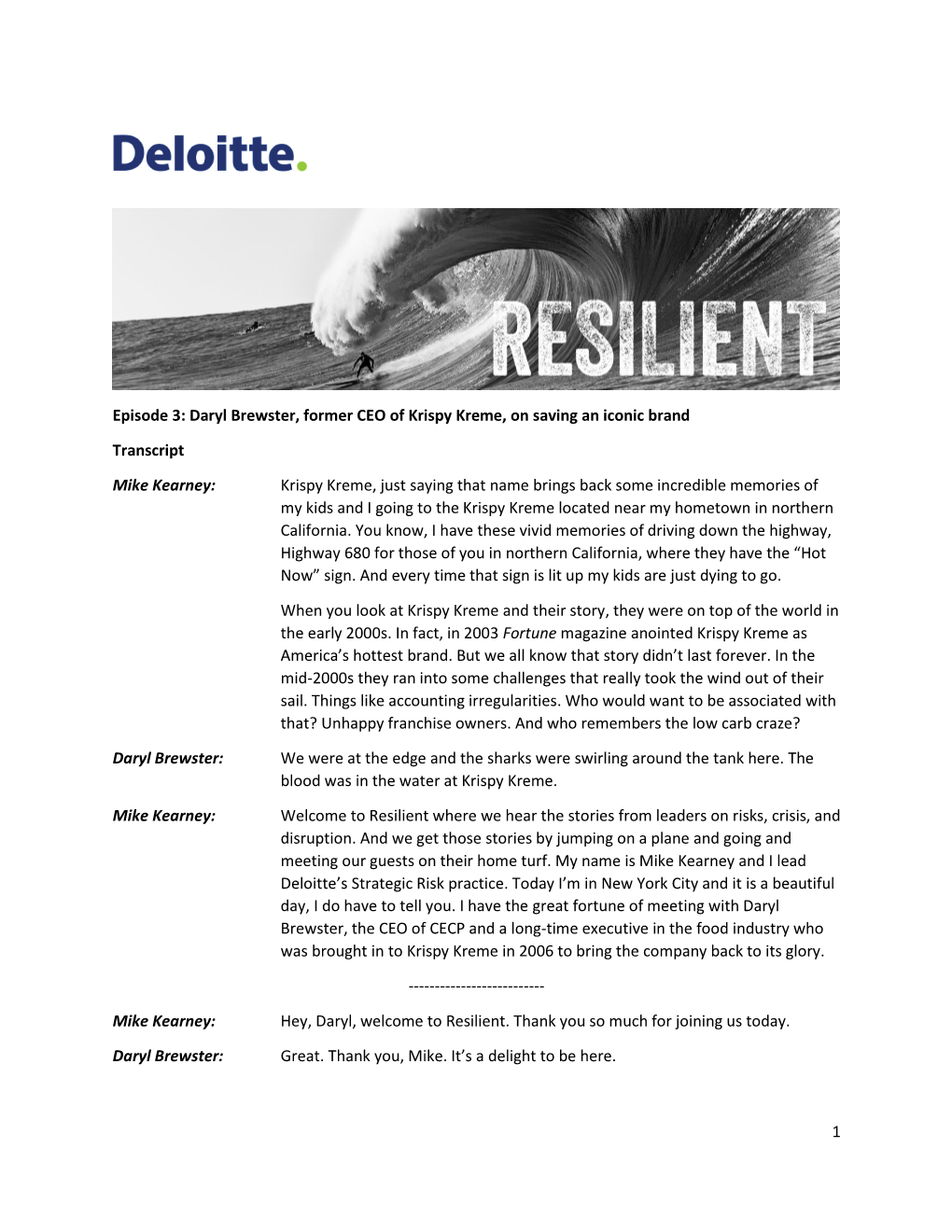Resilient Podcast, Episode 2, May 2016.Docx