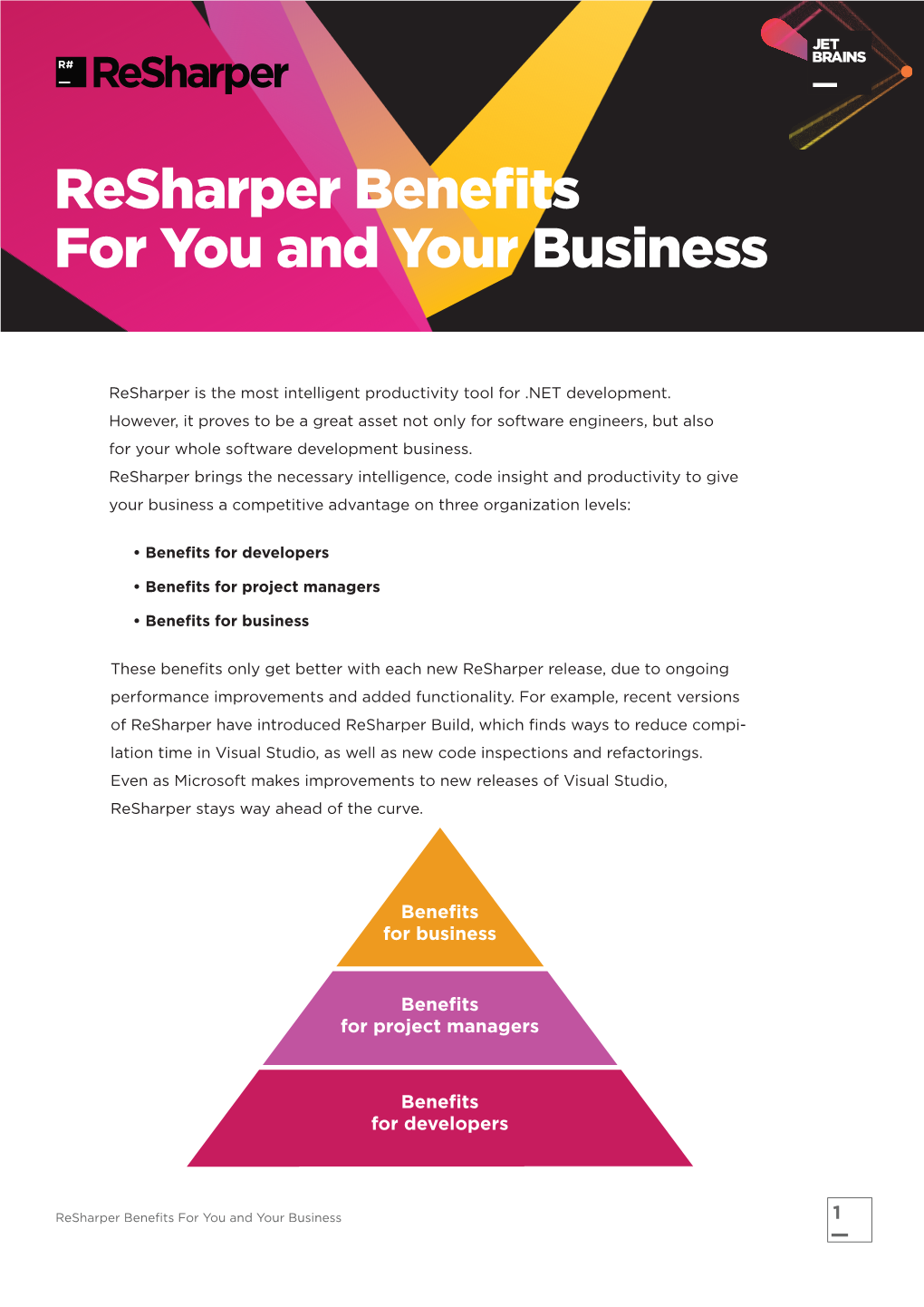 Resharper Benefits for You and Your Business