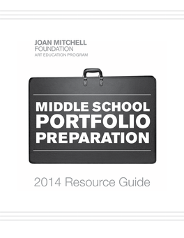 2014 Resource Guide Middle School Portfolio Preparation 2014