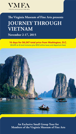 Journey Through Vietnam November 2-17, 2015