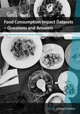 Food Consumption Impact Datasets – Questions and Answers