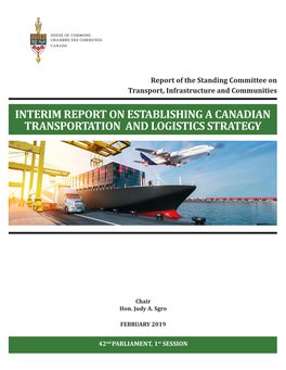 Interim Report on Establishing a Canadian Transportation and Logistics Strategy