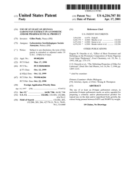 (12) United States Patent (10) Patent No.: US 6,216,707 B1 Pauly (45) Date of Patent: Apr