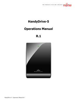 Handydrive-5 Operations Manual