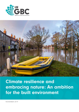 Climate Resilience and Embracing Nature: an Ambition for the Built Environment