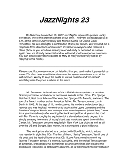 Jazznights 23