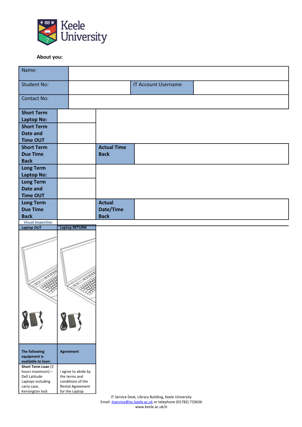 A Photocopy of This Form & Deposit Till Receipt Is Retained on File Until End of Hire Period