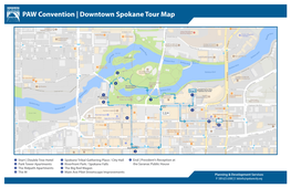 PAW Convention | Downtown Spokane Tour Map