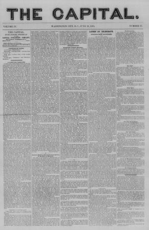 Volume Iv. Washington City, D. 0., June 28,1874