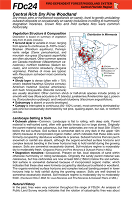 Fdc24 Central Rich Dry Pine Woodland Factsheet
