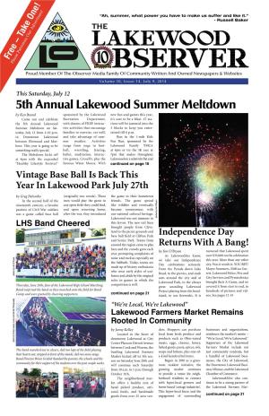 5Th Annual Lakewood Summer Meltdown