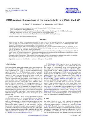 XMM-Newton Observations of the Superbubble in N 158 in the LMC