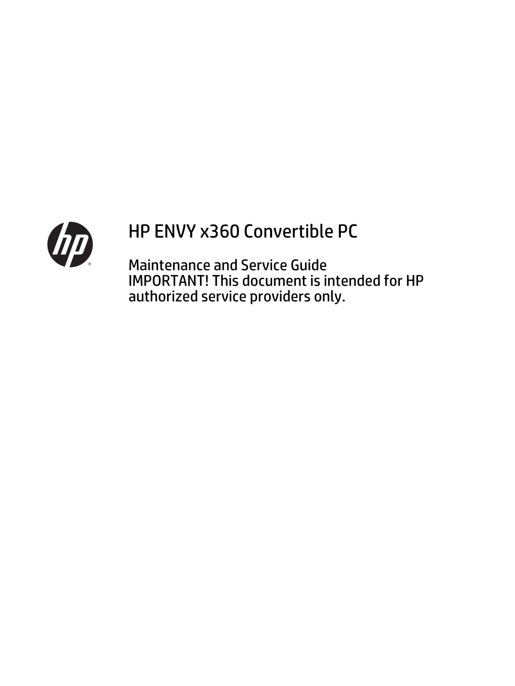 HP ENVY X360 Convertible PC